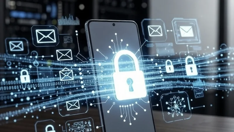 Secure mobile device and enterprise communication